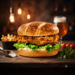 Butter Milk Fried Burger